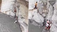 Rescue From Ravi River: चंबा के रावी नदी के बहाव में एक युवक फंसा, कड़ी मशक्कत के बाद किया गया रेस्क्यू;VIDEO