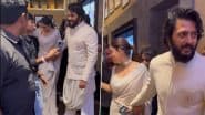 Riteish Deshmukh Controversy: रितेश देशमुख ने सेल्फी मांगने पर यंग फैन का झटका हाथ, सोशल मीडिया पर फूटा फैंस का गुस्सा (Watch Video)