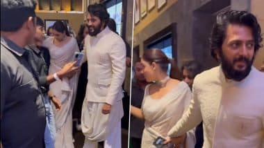 Riteish Deshmukh Controversy: रितेश देशमुख ने सेल्फी मांगने पर यंग फैन का झटका हाथ, सोशल मीडिया पर फूटा फैंस का गुस्सा (Watch Video) Riteish Deshmukh Controversy: रितेश देशमुख ने सेल्फी मांगने पर यंग फैन का झटका हाथ, सोशल मीडिया पर फूटा फैंस का गुस्सा (Watch Video)