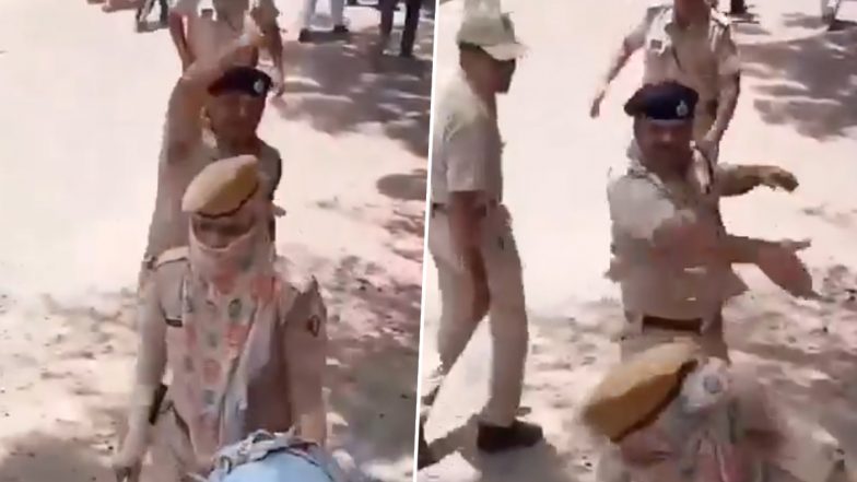 DSP Hits Female Police Constable: राजस्थान के चूरू में लोगों के सामने डीएसपी ने मारा महिला कांस्टेबल की पीठ पर थप्पड़ (Watch Video)