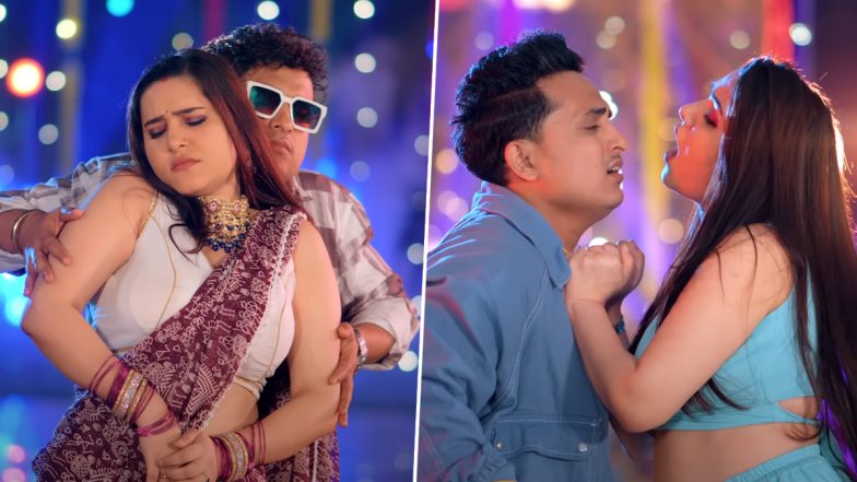 Bhojpuri Song Sawat La Jhulaniya: नैन्सी यादव ने लहंगा-चोली में दिखाया कातिलाना डांस, शिल्पी राज और प्रदीप प्रभाष की जोड़ी का नया धमाका (Watch Video)