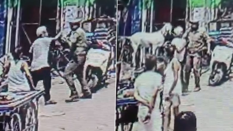 VIDEO: ऊंचा सुननेवाले बुजुर्ग पर भड़का दरोगा का गुस्सा, कॉलर पकड़कर बदसलूकी की और पीटा, कानपुर जिले का वीडियो आया सामने