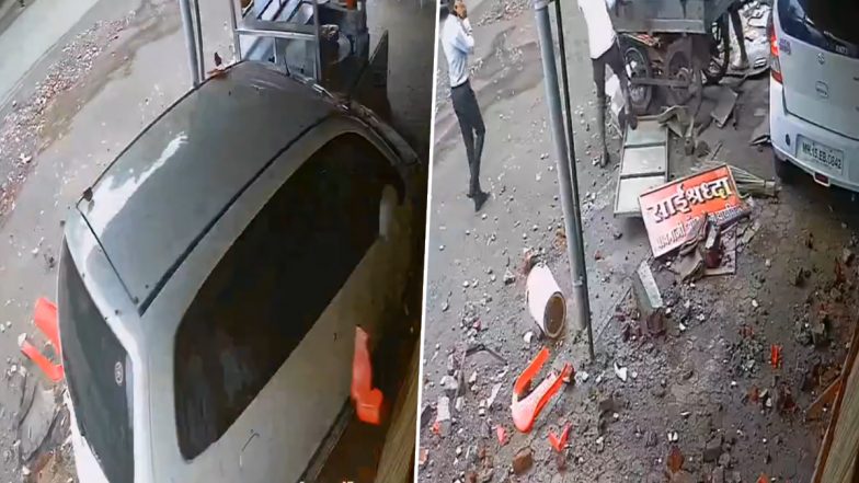 Nashik Road Accident: तेज रफ्तार कार सवार ने छात्रा को मारी टक्कर, फिर दूकान से जा टकराई गाड़ी, नाशिक की घटना