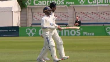 IND A vs ENG Lions 2nd Unofficial Test Match 2025 Day 3 Stumps: दूसरे अनऑफिसियल टेस्ट के तीसरे दिन का खेल ख़त्म, इंडिया ए ने इंग्लैंड लॉयंस बनाए 184 रनों की बढ़त, यहां देखें मैच का स्कोरकार्ड