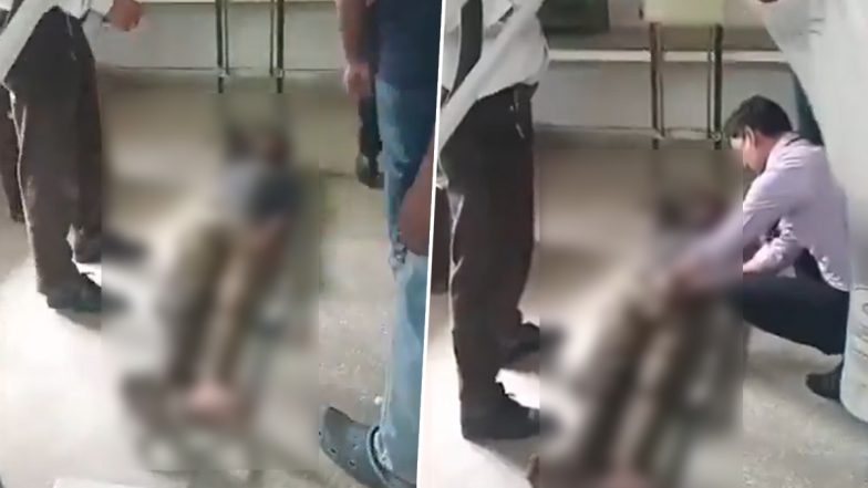 VIDEO: उत्तर प्रदेश का बदहाल हेल्थ सिस्टम! मरीज को नीचे लेटाकर किया एक्सरे, बिजनौर जिले के सरकारी हॉस्पिटल का वीडियो आया सामने