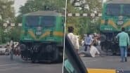 Viral Video: रेलवे ट्रैक पर सो गया शराबी, लोको पायलट ने ट्रेन रोककर पीटते हुए हटाया, महाराष्ट्र के चंद्रपुर जिले का वीडियो आया सामने