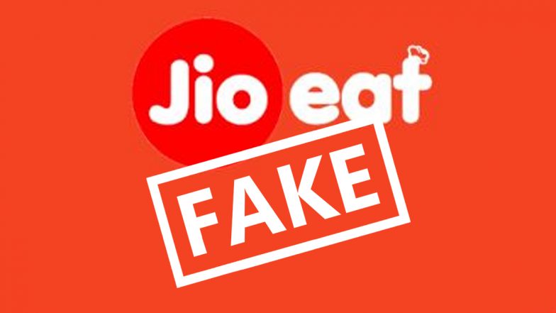 What Is ‘Jio Eat’ Scam? क्या है 'जियो ईट' घोटाला? रिपोर्ट कहती है कि साइबर फ्रॉड रिलायंस जियो से जुड़े फूड डिलीवरी प्लेटफॉर्म के रूप में फर्जी वेबसाइट के जरिए लोगों को ठग रहे हैं, जानिए तरीका