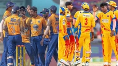 NRK vs DD, TNPL 2025 Match Scorecard: तमिलनाडु प्रीमियर लीग में डिंडीगुल ड्रेगंस ने नेल्लाई रॉयल किंग्स को 4 विकेट से धोया, हनी सैनी और विमल कुमा ने खेला मैच जिताऊ पारी, यहां देखें मैच का स्कोरकार्ड