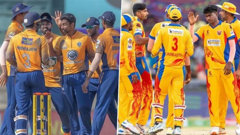 NRK vs DD, TNPL 2025 Match Scorecard: तमिलनाडु प्रीमियर लीग में डिंडीगुल ड्रेगंस ने नेल्लाई रॉयल किंग्स को 4 विकेट से धोया, हनी सैनी और विमल कुमा ने खेला मैच जिताऊ पारी, यहां देखें मैच का स्कोरकार्ड
