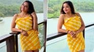 येलो प्रिंटेड मिनी ड्रेस में Monalisa का चिल मोड ऑन, खूबसूरत वादियों के बीच शेयर कीं तस्वीरें (View Pics)