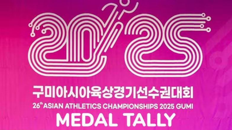 Asian Athletics Championships 2025 Medal Tally Updated: एशियन एथलेटिक्स चैंपियनशिप में 8 गोल्ड, 10 सिल्वर और 6 ब्रॉन्ज के साथ चीन के बाद दूसरे स्थान पर भारतीय टीम