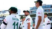 Cricket Teams Pays Tribute to Ahmedabad Plane Crash: अहमदाबाद विमान हादसे की पीड़ा के बीच मैदान पर दिखा सम्मान, इंग्लैंड में भारतीय खिलाड़ियों ने बांधी काली पट्टी, मौन रख के की श्रद्धांजलि अर्पित