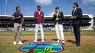 WI vs AUS Test Series 2025: वेस्टइंडीज के तूफ़ानी तेज़ गेंदबाज़ों ने ऑस्ट्रेलिया की कमर तोड़ी, पहली पारी में सिर्फ 180 रन पर समेटा पूरा दल