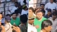 VIDEO: पटना के छात्र संसद के कार्यक्रम के बाद सभागार के गेट का शीशा टुटा, बाल बाल बचे तेजस्वी यादव, हादसे में कार्यकर्ता हुआ घायल