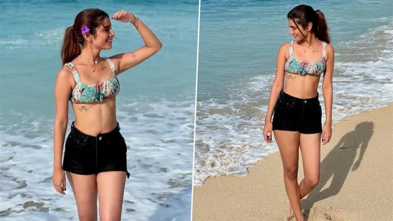 Priya Prakash Varrier Bold Look: बिकिनी टॉप और शॉर्ट्स में समंदर किनारे दिखा प्रिया प्रकाश का स्टनिंग अंदाज़, इंस्टाग्राम पर वायरल हुईं तस्वीरें (View Pics)
