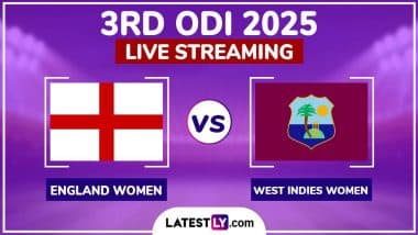 ENG-W vs WI-W 3rd ODI 2025 Live Streaming: तीसरे वनडे में वेस्टइंडीज से भिड़ेगी इंग्लैंड महिला टीम, यहां जानें कब, कहां और कैसे देखें लाइव प्रसारण