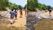 Heartwarming Gesture: तमिलनाडु के स्थानीय लोगों ने गांव में फूल और पूजा कर कावेरी नदी का किया स्वागत, देखें वीडियो