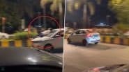 Mumbai Video: सड़क पर तेज रफ़्तार कार के बोनट में लेटा हुआ दिखाई दिया युवक, मुंबई के कार्टर रोड का वीडियो आया सामने, पुलिस ने की जांच शुरू