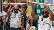 South Africa Team Grand Welcome After WTC 2025: आईसीसी वर्ल्ड टेस्ट चैंपियनशिप 2025 जीतने के बाद जोहान्सबर्ग एयरपोर्ट पर साउथ अफ्रीका टीम का हुआ भव्य स्वागत, फैन्स ने बांधे तारीफों के पुल, VIDEO