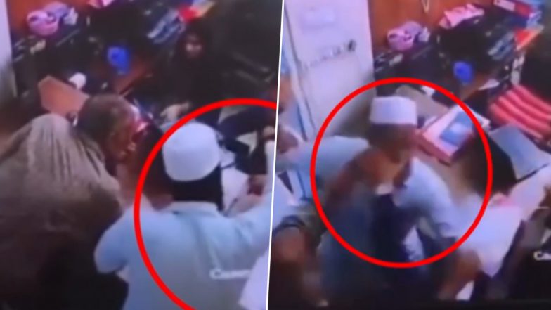 Ahmedabad Shocker: लिविंग सर्टिफिकेट लेने आएं छात्रा के पिता का गुस्सा भड़का, स्कूल टीचर पर कर दिया चाकू से हमला, अहमदाबाद का वीडियो आया सामने;VIDEO