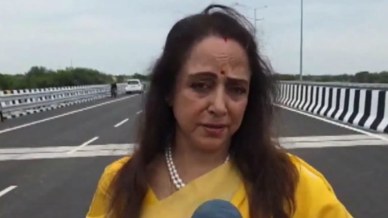 Hema Malini: भाजपा सांसद हेमा मालिनी ने किया मथुरा-बरेली राष्ट्रीय राजमार्ग का निरीक्षण, सीएम योगी और पीएम मोदी की तारीफ की; VIDEO