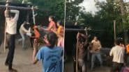 Brutal Assault in Telangana: लाठियों और डंडे से पीटते रहे लोग, पीड़ित छोड़ देने की लगाता रहा गुहार, तेलंगाना के निर्मल जिले का वीडियो आया सामने;VIDEO
