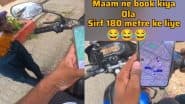 अवारा कुत्तों से लगा डर! 180 मीटर दूर जाने के लिए लड़की ने बुक कर दी Ola, सिर्फ 2 मिनट की राइड हुई वायरल