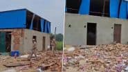 Amroha Factory Blast: यूपी के अमरोहा में बड़ा हादसा, फटाखा फैक्ट्री में विस्फोट, 4 की मौत, 6 घायल (Watch Video)