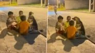 Viral Video: सड़क के किनारे बच्चों के साथ बैठकर खेलता दिखा कुत्ता, जिगरी दोस्ती का क्यूट वीडियो हुआ वायरल