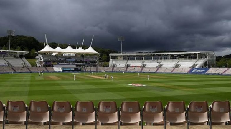 ENG vs WI 2025, The Rose Bowl Southampton Pitch Stats & Records: इंग्लैंड बनाम वेस्टइंडीज तीसरे टी20 मैच से पहले जानिए साउथेम्प्टन के द रोज़ बाउल की पिच रिकॉर्ड्स, मोस्ट रन, विकेट समेत खास आंकड़े