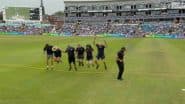 Headingley Groundstaff Play Jump Rope To Entertain Crowd: बारिश ने रोका खेल, ग्राउंडस्टाफ ने दिखाई मस्ती! हेडिंग्ले में 'जंप रोप' से दर्शकों का किया मनोरंजन, देखें वीडियो