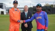 NED vs NEP, ICC World Cup League Two 2025 Scorecard Live & Scorecard: नीदरलैंड ने जीता टॉस, नेपाल को दिया पहले बल्लेबाजी का न्योता, यहां देखें प्लेइंग इलेवन और लाइव स्कोरकार्ड