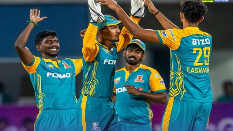 RKW vs SMP TNPL 2025 Scorecard: त्रिची ग्रैंड चोलाज ने मदुरै पैंथर्स को 4 विकेट से हराया, सुरेश कुमार और राजकुमार ने की तूफानी बल्लेबाज़ी, यहां देखें मैच का फुल स्कोरकार्ड