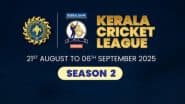 Kerala Cricket League 2025 Auction: जानिए कब और कहां होगा केरल क्रिकेट लीग के दूसरे सीजन का नीलामी? KCL में संजू सेमसन समेत इन दिग्गजों पर होगी पैसे की बारिश