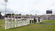 Why India and England Players Wearing Black Armbands Today: भारत और इंग्लैंड क्रिकेट टीम ने दी डेविड लॉरेंस को श्रद्धांजलि, काली पट्टी बांधकर उतरे खिलाड़ी, तीसरे दिन की शुरुआत पर रखा गया मौन
