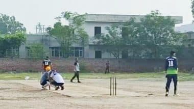 Firozpur Cricketer Death Video: कैमरे के सामने अचानक मौत! सिक्स मारने के तुरंत बाद क्रिकेटर ने तोड़ा दम, वीडियो वायरल Firozpur Cricketer Death Video: कैमरे के सामने अचानक मौत! सिक्स मारने के तुरंत बाद क्रिकेटर ने तोड़ा दम, वीडियो वायरल