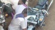 VIDEO: सड़क हादसे में गई 18 साल के बेटे की जान, परिजनों ने अंतिम संस्कार के साथ दफना दी उसकी पसंदीदा बाइक