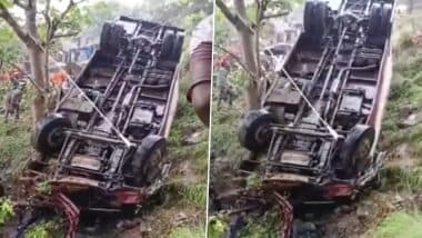 Mandi Bus Accident: हिमाचल प्रदेश के मंडी जिले में खाई में गिरी यात्रियों से भरी बस, 17 लोग जख्मी; रेस्क्यू ऑपरेशन जारी, देखें VIDEO