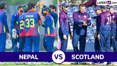 Scotland vs Nepal, 74th Match Preview: नेपाल के खिलाफ तीसरे टी20आई में क्लीन स्वीप करने उतरेगी ऑस्ट्रेलिया, जानें हेड-टू-हेड रिकॉर्ड्स, मिनी बैटल, स्ट्रीमिंग समेत मैच से जुड़ी सारी डिटेल्स