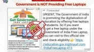 Fact Check: सरकार स्टूडेंट्स को मुफ्त लैपटॉप दे रही है? व्हाट्सएप पर वायरल हो रहे मैसेज की असली सच्चाई जानें