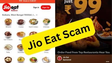 Jio Eat Scam: क्या आप भी ऑनलाइन खाना आर्डर करते हैं? ‘जियो ईट’ के नाम पर चल रही है ठगी, OTP के जरिए पैसे ऐंठ रहे जालसाज Jio Eat Scam: क्या आप भी ऑनलाइन खाना आर्डर करते हैं? ‘जियो ईट’ के नाम पर चल रही है ठगी, OTP के जरिए पैसे ऐंठ रहे जालसाज