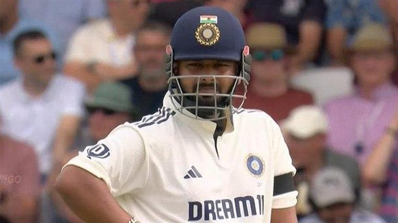 Rishabh Pant Falling On Ground: IND बनाम ENG टेस्ट में स्वीप शॉट लगाते हुए गंवाया संतुलन, ग्राउंड पर गिरे ऋषभ पंत, देखें वीडियो