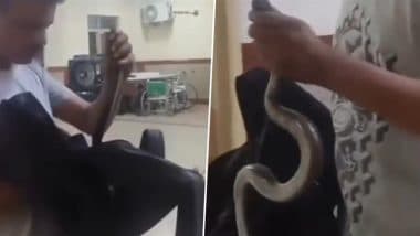 Viral Video: बैग में सांप को बंद करके डॉक्टर के पास पहुंचा शख्स, बोला- इसी ने काटा है, नागराज को देख अस्पताल में मचा हड़कंप