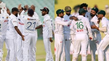 SL vs BAN 1st Test 2025 Day 4 Scorecard, Tea Break: चाय ब्रेक तक बांग्लादेश ने दूसरी पारी में 2 विकेट खोकर बनाए 65 रन, श्रीलंका पर बनाई 75 रनों की बढ़त; यहां देखें चौथे दिन का स्कोरकार्ड