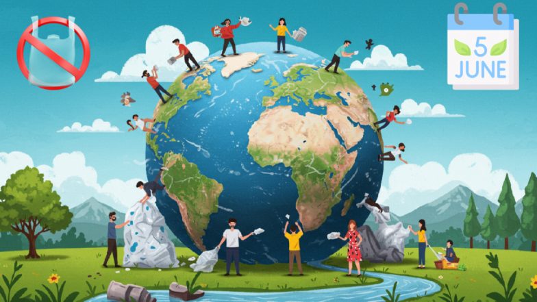 World Environment Day 2025: विश्व पर्यावरण दिवस पर प्लास्टिक प्रदूषण खत्म करने की मुहिम, जानें क्या है इस बार का Theme