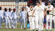 WI vs AUS 1st Test 2025 Day 1 Scorecard, Lunch Break: लंच ब्रेक तक ऑस्ट्रेलिया ने 3 खोकर बनाए 65 रन, वेस्टइंडीज ने तोड़ी कंगारुओं की कमर, यहां देखें लाइव स्कोरकार्ड