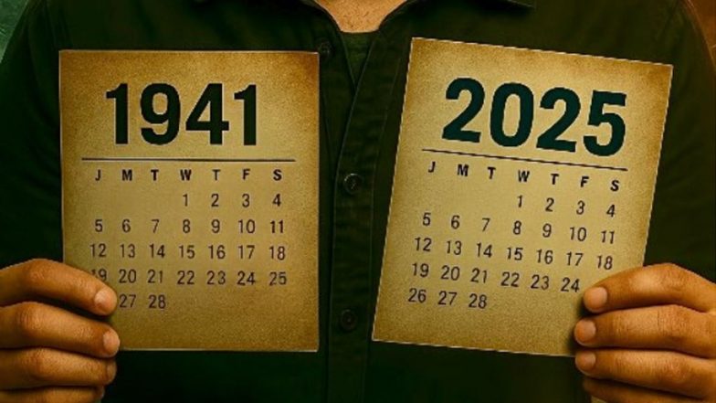 साल 2025 और 1941 का कैलेंडर एक जैसा; क्या सच में लौटेंगे वो बुरे दिन? इंटरनेट पर वायरल हो रही 'टाइम ट्रैवल' थ्योरी