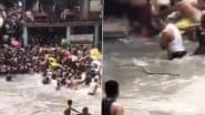 Mussoorie: कैम्पटी फॉल में मस्ती में नहाते लोगों के बीच अचानक आ गया सांप, मची अफरा-तफरी; देखें Video