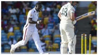 AUS vs WI, 1st Test Day 3 Live Streaming In India: ऑस्ट्रेलिया बनाम वेस्ट इंडीज के बीच आज खेला जाएगा पहले टेस्ट मैच के तीसरे दिन का खेल, यहां जाने कब कहां और कैसे देखे इस मुकाबले का लाइव टेलीकास्ट और स्ट्रीमिंग