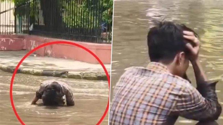 Viral Video: जयपुर में गरीब व्यक्ति का फोन पानी से भरी सड़क के खुले नाले में गिरा, रोते हुए शख्स का वीडियो वायरल